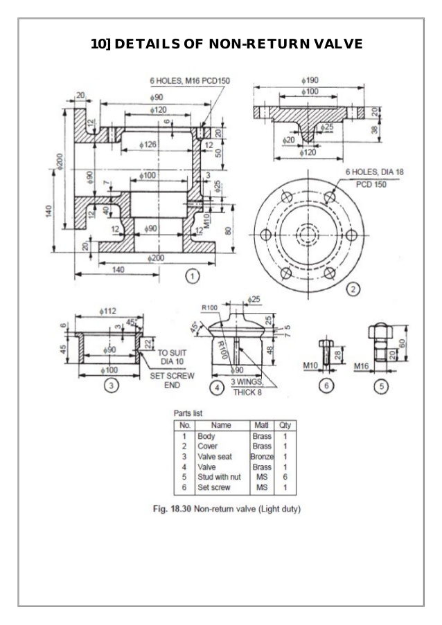 Unique Engineering Drawing Sketches Pdf for Kids